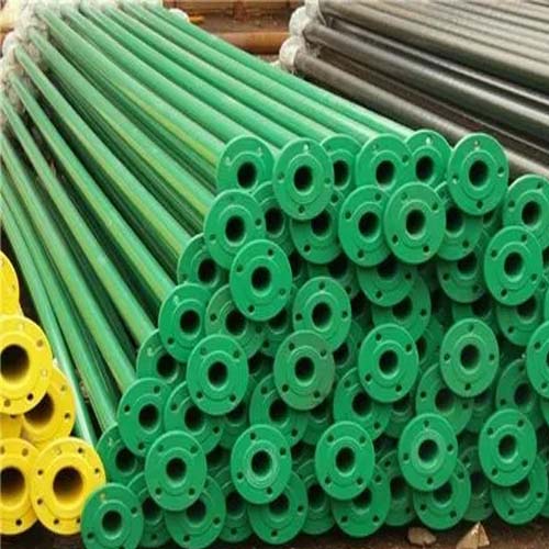 雅安涂塑钢管施工案例